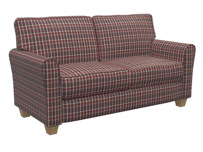 D101 Plaid Brick Plaid Blue,Red & Burgundy Charlotte Fabrics