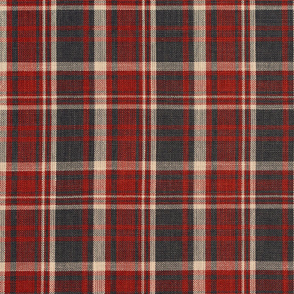D101 Plaid Brick Plaid Blue,Red & Burgundy Charlotte Fabrics