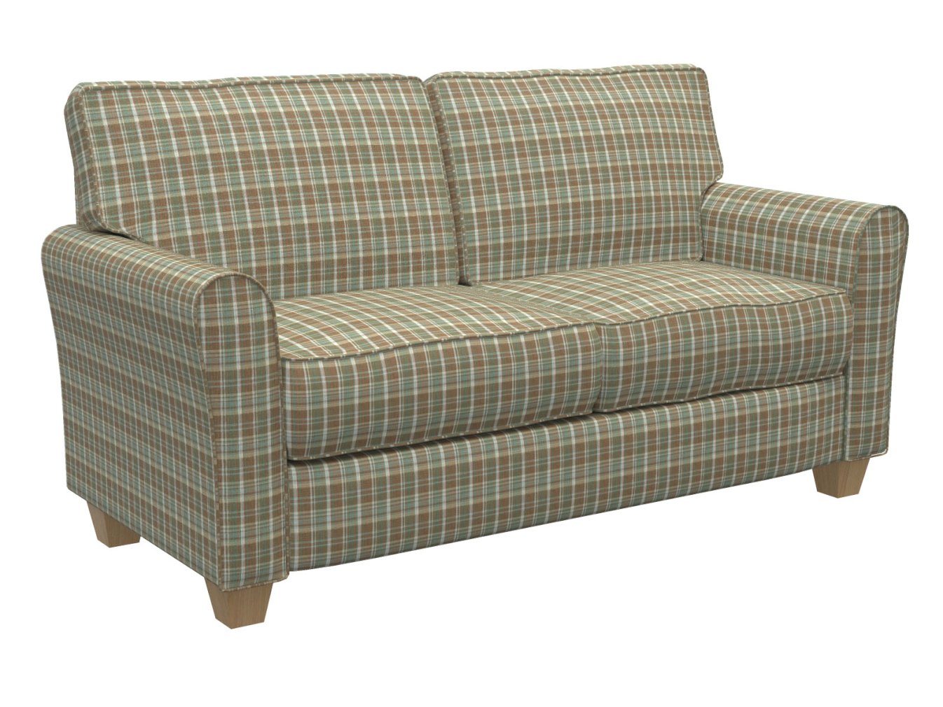 D105 Plaid Juniper Plaid Brown,Green Charlotte Fabrics