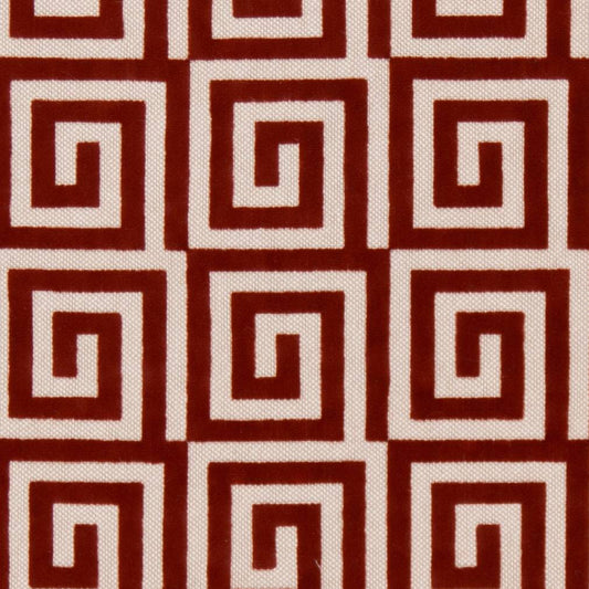 D1061 Abstract & Geometric Spice Key Red & Burgundy Charlotte Fabrics