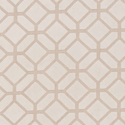 D1066 Abstract & Geometric Ivory Geometric White & Ivory Charlotte Fabrics