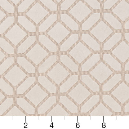 D1066 Abstract & Geometric Ivory Geometric White & Ivory Charlotte Fabrics