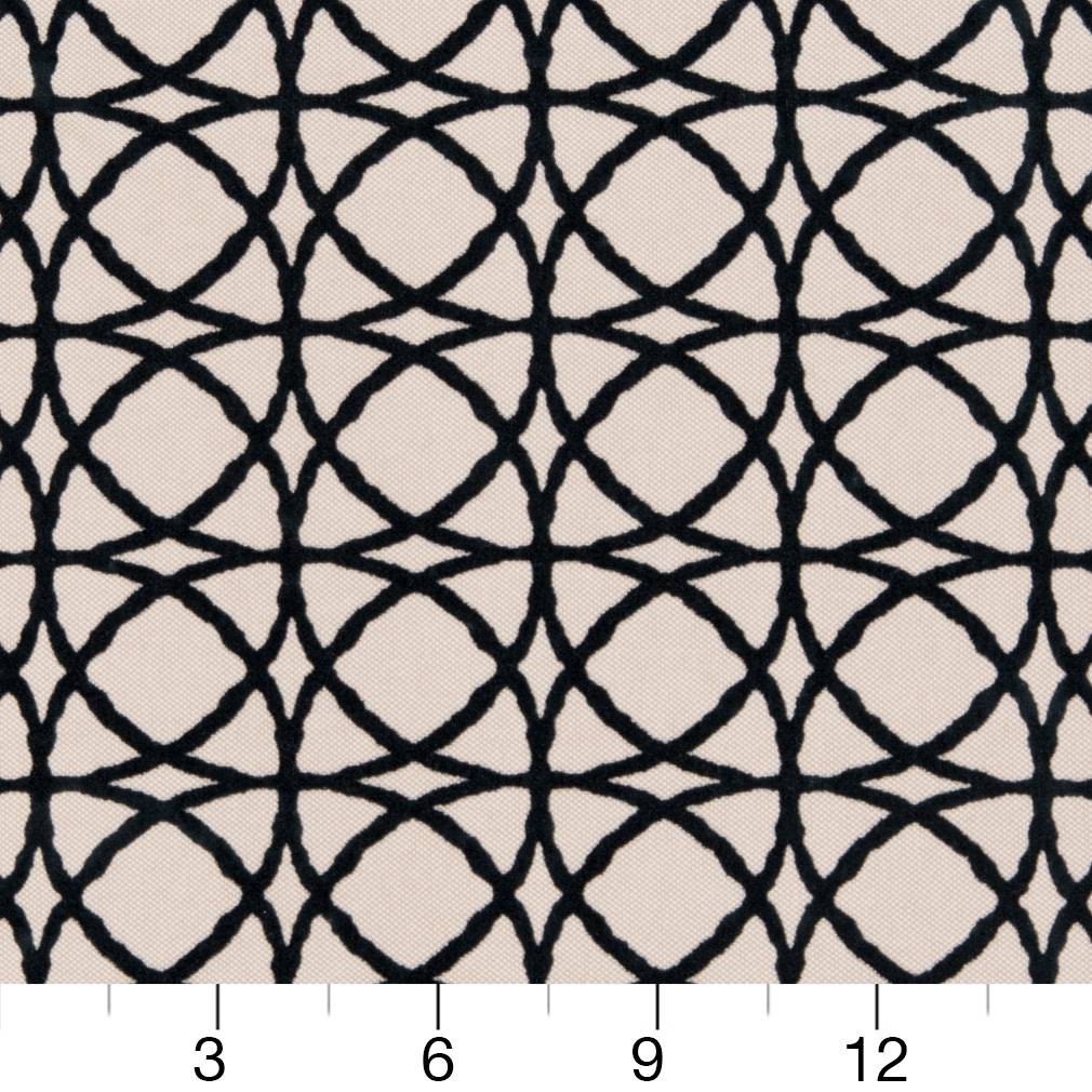 D1067 Abstract & Geometric Navy Twist Blue Charlotte Fabrics