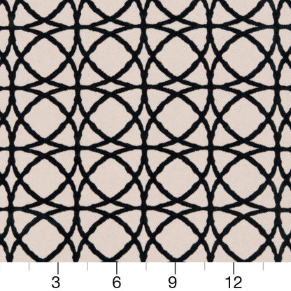 D1067 Abstract & Geometric Navy Twist Blue Charlotte Fabrics