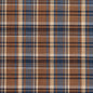 D106 Plaid Indigo Plaid Blue,Brown Charlotte Fabrics