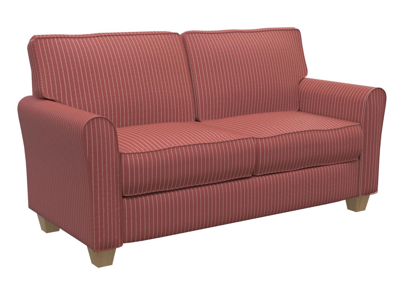 D108 Stripe Brick Pinstripe Red & Burgundy Charlotte Fabrics