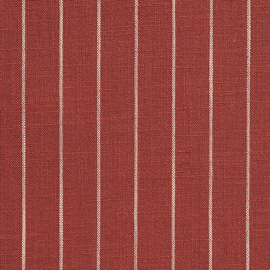 D108 Stripe Brick Pinstripe Red & Burgundy Charlotte Fabrics