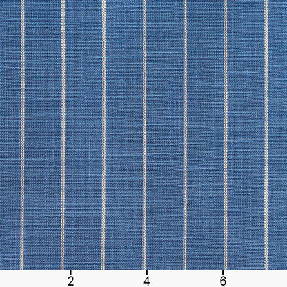 D109 Stripe Wedgewood Pinstripe Blue Charlotte Fabrics
