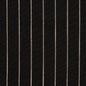 D110 Stripe Onyx Pinstripe Black Charlotte Fabrics