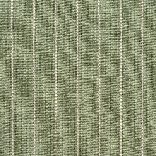 D112 Stripe Juniper Pinstripe Green Charlotte Fabrics