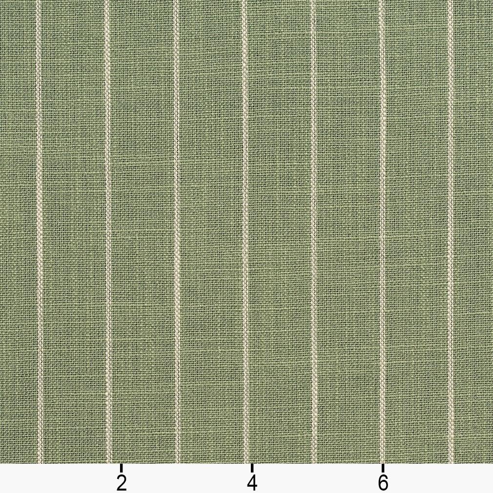 D112 Stripe Juniper Pinstripe Green Charlotte Fabrics