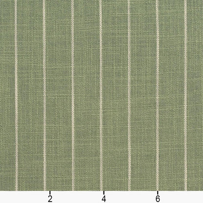 D112 Stripe Juniper Pinstripe Green Charlotte Fabrics