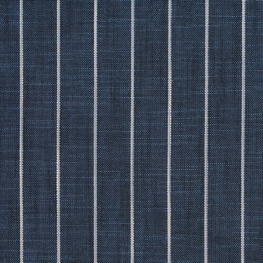 D113 Stripe Indigo Pinstripe Blue Charlotte Fabrics