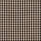 D117 Check & Houndstooth,Small Scale Onyx Gingham Black Charlotte Fabrics