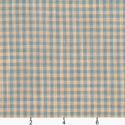 D118 Check & Houndstooth,Small Scale Cornflower Gingham Blue Charlotte Fabrics