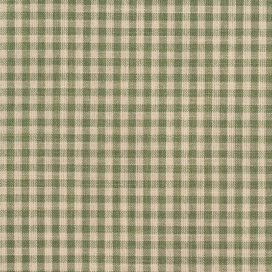D119 Check & Houndstooth,Small Scale Juniper Gingham Green Charlotte Fabrics