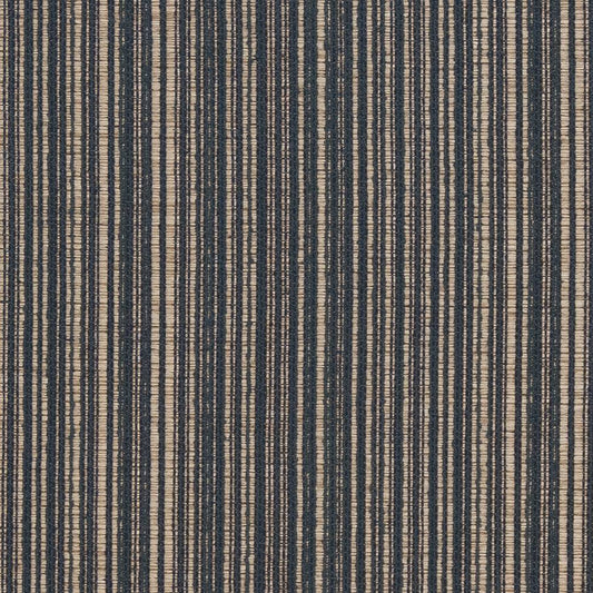D1213 Stripe Indigo Blue Charlotte Fabrics