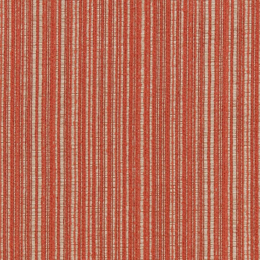 D1214 Stripe Spice Orange & Rust Charlotte Fabrics