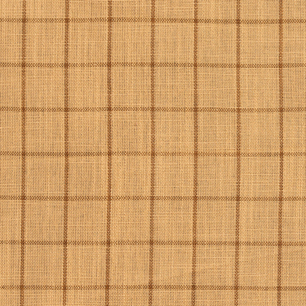 D121 Plaid,Small Scale Wheat Checkerboard Gold & Yellow Charlotte Fabrics