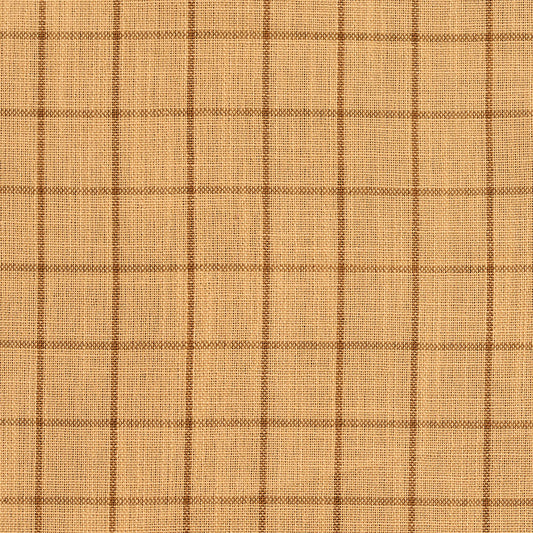 D121 Plaid,Small Scale Wheat Checkerboard Gold & Yellow Charlotte Fabrics