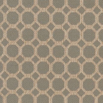 D1229 Abstract & Geometric Mist Honeycomb Aqua & Teal Charlotte Fabrics
