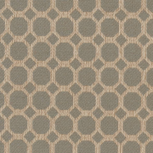 D1229 Abstract & Geometric Mist Honeycomb Aqua & Teal Charlotte Fabrics