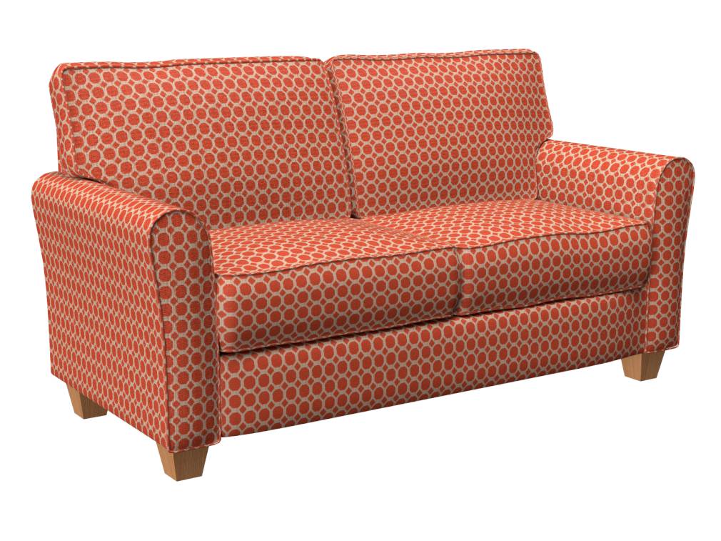 D1231 Abstract & Geometric Spice Honeycomb Orange & Rust Charlotte Fabrics
