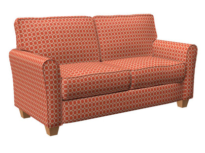 D1231 Abstract & Geometric Spice Honeycomb Orange & Rust Charlotte Fabrics