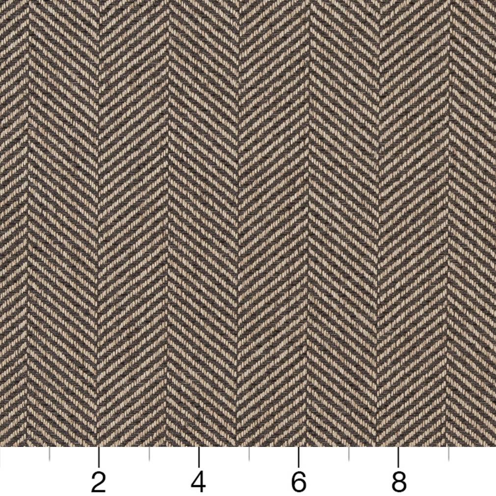 D1232 Herringbone & Chevron Slate Chevron Grey & Silver Charlotte Fabrics