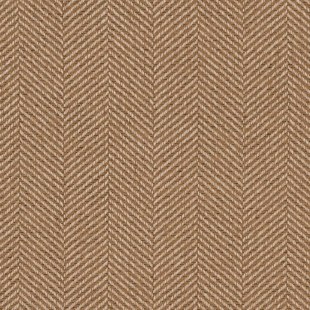 D1233 Herringbone & Chevron Honey Chevron Brown Charlotte Fabrics