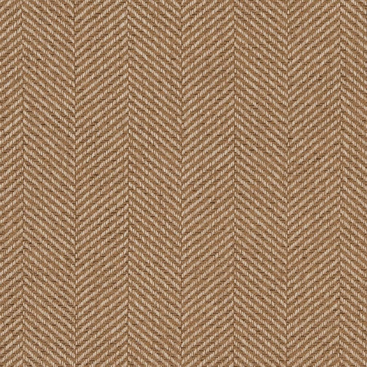 D1233 Herringbone & Chevron Honey Chevron Brown Charlotte Fabrics