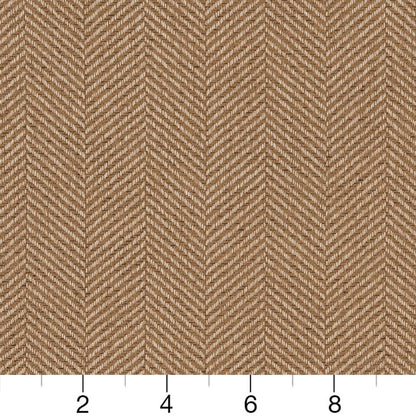 D1233 Herringbone & Chevron Honey Chevron Brown Charlotte Fabrics