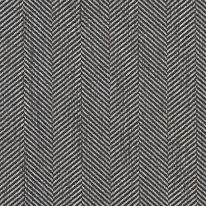 D1237 Herringbone & Chevron Indigo Chevron Blue Charlotte Fabrics
