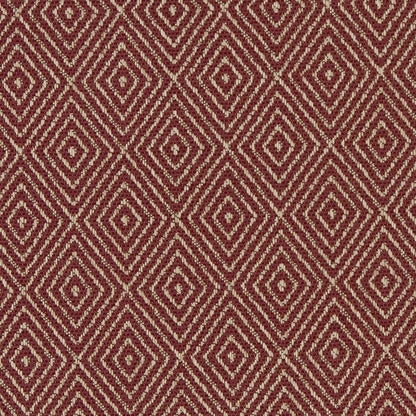 D1239 Abstract & Geometric,Diamonds Burgundy Diamond Red & Burgundy Charlotte Fabrics