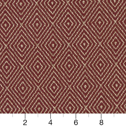 D1239 Abstract & Geometric,Diamonds Burgundy Diamond Red & Burgundy Charlotte Fabrics