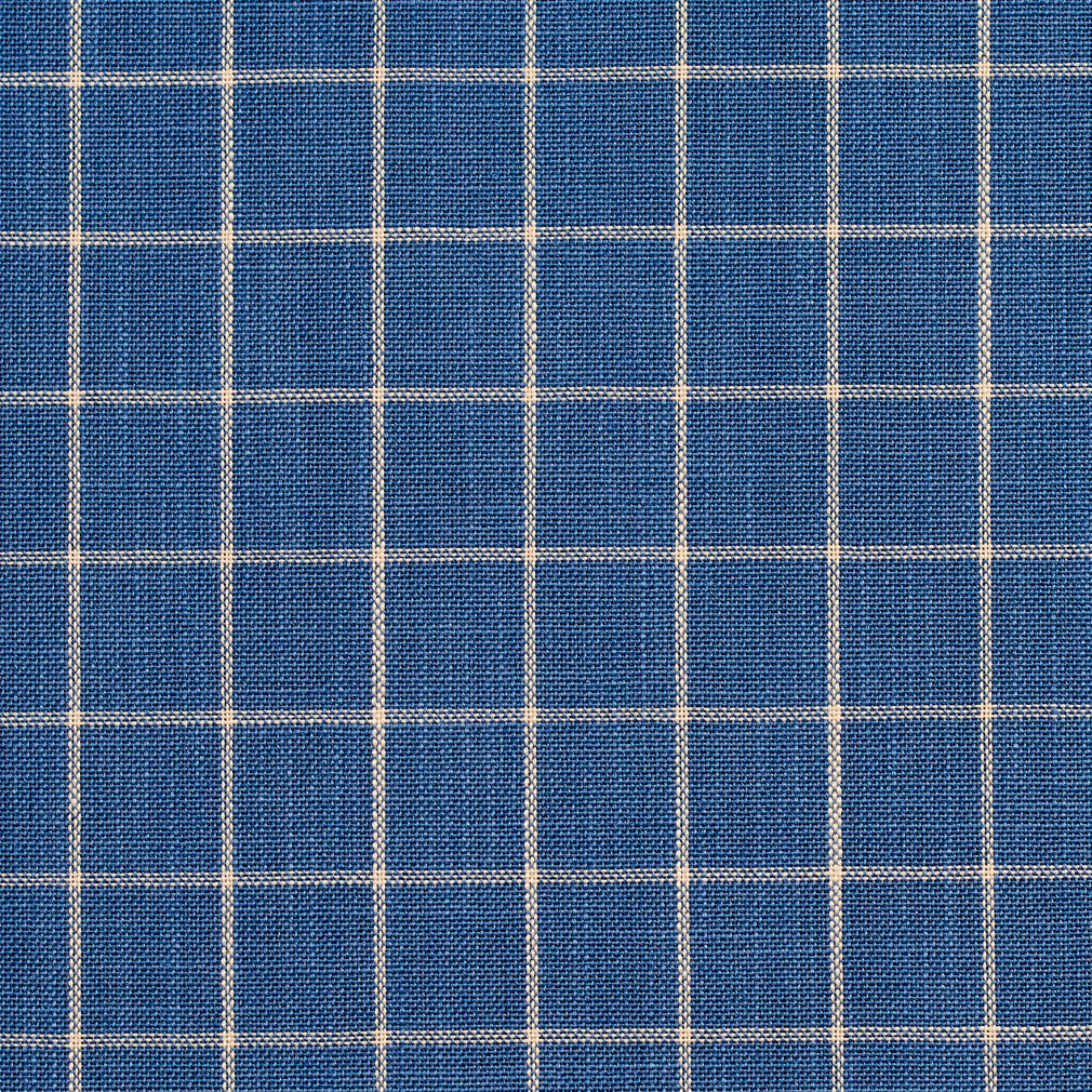 D123 Plaid,Small Scale Wedgewood Checkerboard Blue Charlotte Fabrics