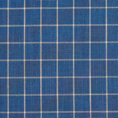 D123 Plaid,Small Scale Wedgewood Checkerboard Blue Charlotte Fabrics