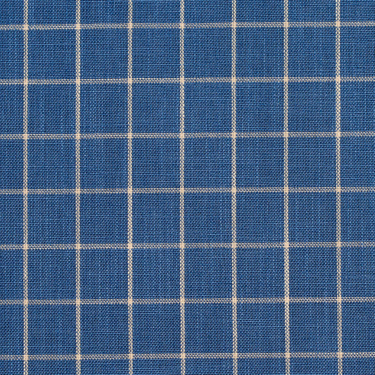 D123 Plaid,Small Scale Wedgewood Checkerboard Blue Charlotte Fabrics