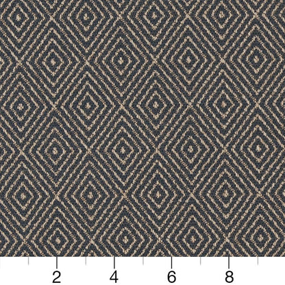 D1242 Abstract & Geometric,Diamonds Indigo Diamond Blue Charlotte Fabrics