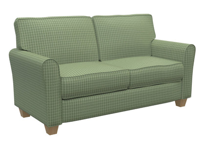 D126 Plaid,Small Scale Juniper Checkerboard Green Charlotte Fabrics