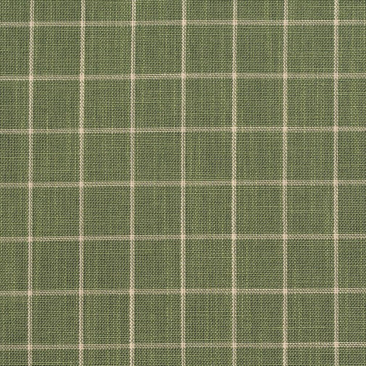 D126 Plaid,Small Scale Juniper Checkerboard Green Charlotte Fabrics