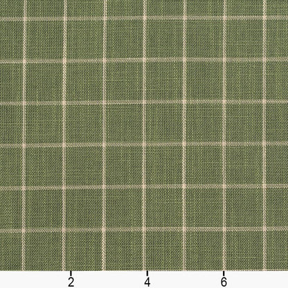 D126 Plaid,Small Scale Juniper Checkerboard Green Charlotte Fabrics