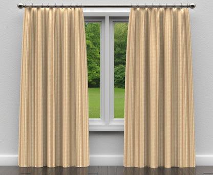 D128 Stripe Wheat Stripe Brown Charlotte Fabrics