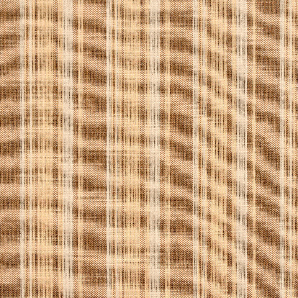 D128 Stripe Wheat Stripe Brown Charlotte Fabrics