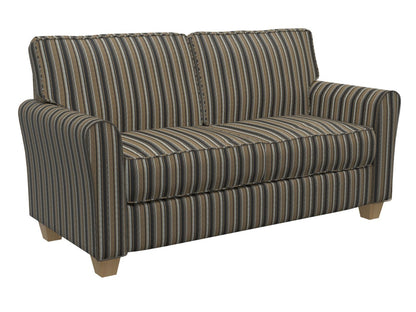 D131 Stripe Onyx Stripe Black,Brown Charlotte Fabrics