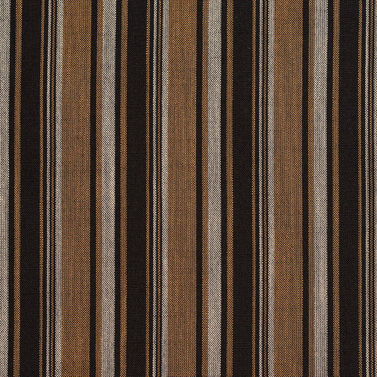 D131 Stripe Onyx Stripe Black,Brown Charlotte Fabrics