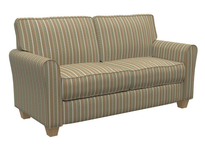 D133 Stripe Juniper Stripe Brown,Green Charlotte Fabrics