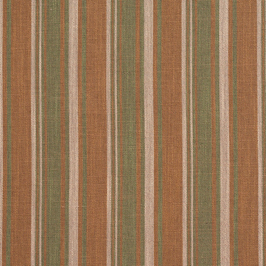 D133 Stripe Juniper Stripe Brown,Green Charlotte Fabrics