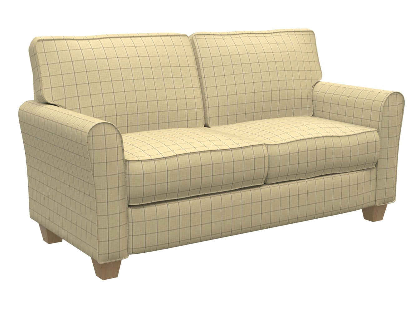D135 Plaid Wheat Windowpane Gold & Yellow Charlotte Fabrics