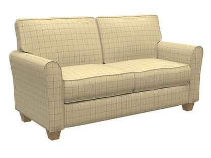D135 Plaid Wheat Windowpane Gold & Yellow Charlotte Fabrics